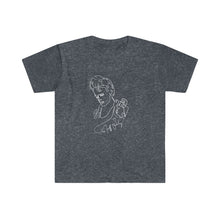 Load image into Gallery viewer, JEFF BUCKLEY White Line Drawing Short-Sleeve Unisex T-Shirt