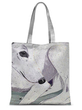 Load image into Gallery viewer, Lady, The Greyhound Dog Single-sided Tote Bag