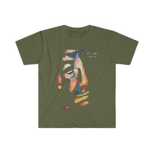 Load image into Gallery viewer, Leonard Cohen Original Portrait Painting Short-Sleeve Unisex T-Shirt