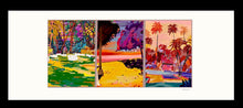 Load image into Gallery viewer, The Swimming Pool, part of Koh Samui Thailand triptych Wedding series tropical island life colourful local art illustration poster print