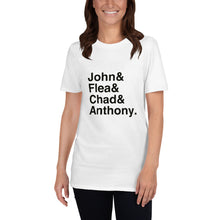 Load image into Gallery viewer, RHCP John Flea Chad &amp; Anthony Short-Sleeve Unisex T-Shirt
