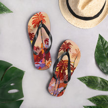 Load image into Gallery viewer, Palm Tree Flip-Flops