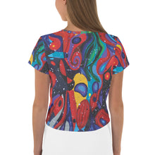 Load image into Gallery viewer, Starry Day All-Over Print Crop Tee