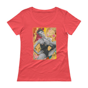 KATE MOSS Pop Art Ladies' Scoopneck T-Shirt