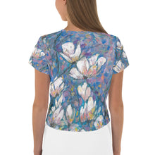 Load image into Gallery viewer, Magnolia All-Over Print Crop Tee