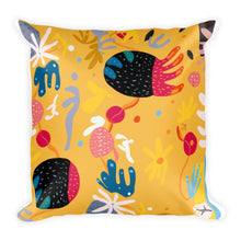 Load image into Gallery viewer, Abstract Yellow double-sided cushion