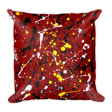Load image into Gallery viewer, Abstract Red Single-sided cushion