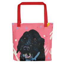 Load image into Gallery viewer, Henry - Cockapoo Pink Dog Tote bag