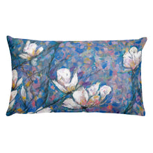 Load image into Gallery viewer, Flower series double-sided &quot;Magnolia&quot; cushion