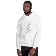 Load image into Gallery viewer, BOB DYLAN Line Drawing Unisex Hoodie