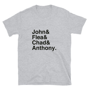 RHCP John Flea Chad & Anthony Short-Sleeve Unisex T-Shirt