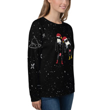 Load image into Gallery viewer, Intergalactic Cosmic Naughty Christmas Couple All Over Print Unisex Sweatshirt