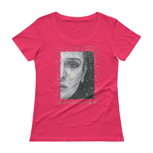 SINEAD O'CONNOR  "Nothing Compares 2 U" Ladies' Scoopneck T-Shirt