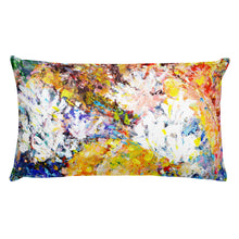 Load image into Gallery viewer, Flower Series Double-sided &quot;Blue Leaves&quot; Cushion