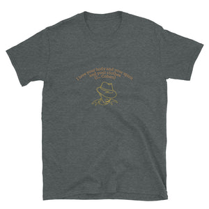LEONARD COHEN "I love your body and your spirit and your clothes" Line Drawing Short-Sleeve Unisex T-Shirt