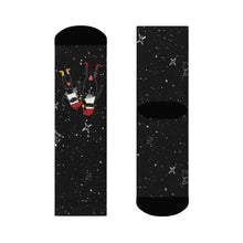 Load image into Gallery viewer, Intergalactic Christmas Couple Crew Socks