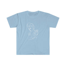 Load image into Gallery viewer, JEFF BUCKLEY White Line Drawing Short-Sleeve Unisex T-Shirt