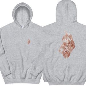 Chinese Oracle Bone "To pray for blessings with a bottle of wine" Unisex Hoodie