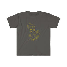 Load image into Gallery viewer, JEFF BUCKLEY Gold Line Drawing Short-Sleeve Unisex T-Shirt