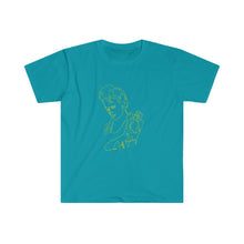 Load image into Gallery viewer, JEFF BUCKLEY Gold Line Drawing Short-Sleeve Unisex T-Shirt