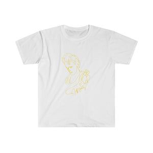 JEFF BUCKLEY Gold Line Drawing Short-Sleeve Unisex T-Shirt