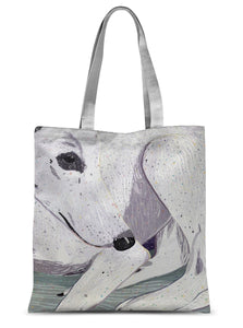 Lady, The Greyhound Dog Single-sided Tote Bag