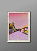 Load image into Gallery viewer, View of LONDON from Crystal Palace / Gypsy Hill  local art illustration poster print wall decor
