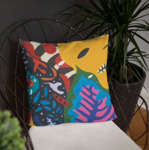 Colourful Palau Ant Single-sided Cushion