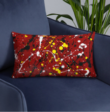 Load image into Gallery viewer, Abstract Red Double-sided cushion