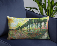 Load image into Gallery viewer, Veneto, Italy Landscape acrylic painting single-sided cushion