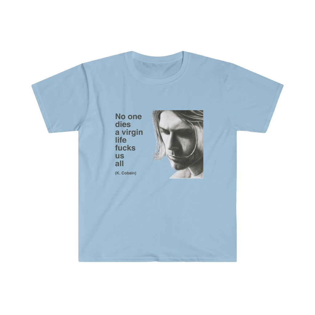 Respect Due Kurt Cobain Unisex T-Shirt - White – Harbor Soul