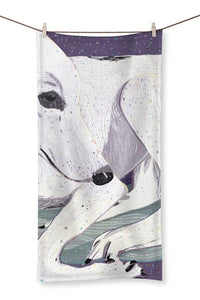 Lady, The Greyhound Dog Towel