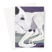 Load image into Gallery viewer, Lady, The Greyhound Dog Greeting Card