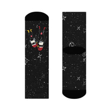 Load image into Gallery viewer, Intergalactic Christmas Couple Crew Socks