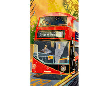 Load image into Gallery viewer, London Routemaster bus local art illustration poster print wall decor