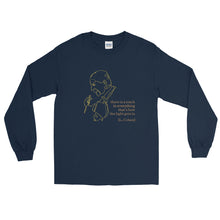 Load image into Gallery viewer, LEONARD COHEN &quot;There is a crack in everything&quot; Line Drawing Unisex Long Sleeve Shirt