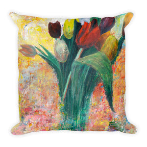 Flower Series Double-sided "Tulips" Cushion