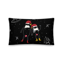 Load image into Gallery viewer, Intergalactic Cosmic Christmas Couple Basic Pillow