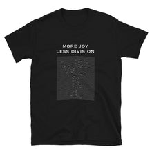 Load image into Gallery viewer, WE R 1 More Joy Less Division Unknown pleasures design Short-Sleeve Unisex T-Shirt