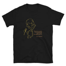 Load image into Gallery viewer, LEONARD COHEN &quot;There is a crack in everything&quot; Line Drawing Short-Sleeve Unisex T-Shirt