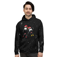 Load image into Gallery viewer, Intergalactic Cosmic Naughty Christmas Couple Unisex Hoodie