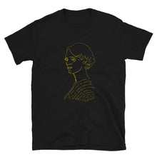 Load image into Gallery viewer, FLEABAG Bad Feminist quote Gold Line Drawing Short-Sleeve Unisex T-Shirt