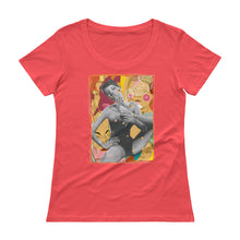 Load image into Gallery viewer, KATE MOSS Pop Art Ladies&#39; Scoopneck T-Shirt
