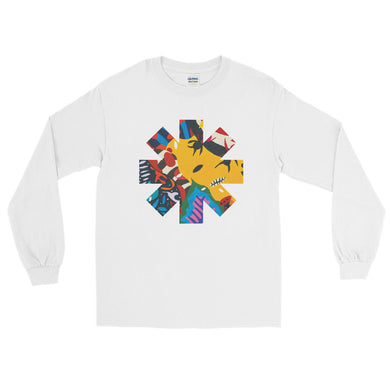 Red Hot Chili Pepper Abstract Yellow Long Sleeve Shirt