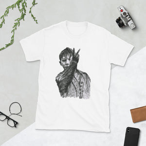 KES Pen Drawing Short-Sleeve Unisex T-Shirt