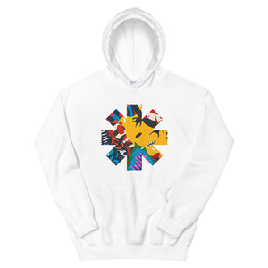 Red Hot Chili Pepper Abstract Yellow Unisex Hoodie