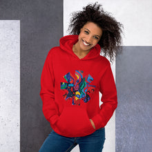 Load image into Gallery viewer, Red Hot Chili Pepper Star  Abstract Red Painting Unisex Hoodie