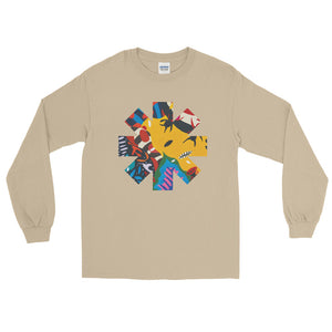 Red Hot Chili Pepper Abstract Yellow Long Sleeve Shirt
