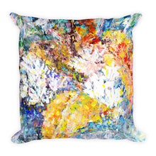 Load image into Gallery viewer, Flower Series Single-sided &quot;Blue Leaves&quot; Cushion