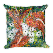 Load image into Gallery viewer, Flower Series Single-sided &quot;Green Leaves&quot; Cushion